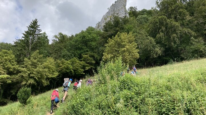 Stuhlfels Klettern | © DAV Sigmaringen / Marvin Engler