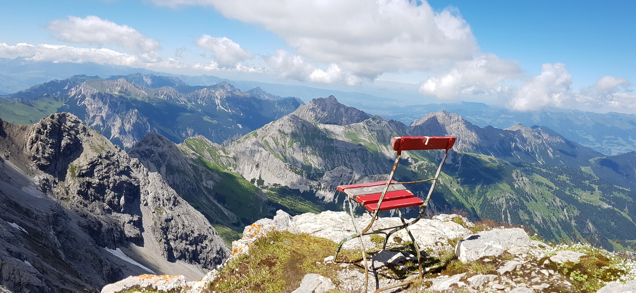 Mannheimer Hütte, Stuhl breit | © DAV Sigmaringen, Silke Grob